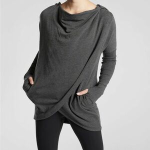 Athleta Dark Gray Sweatshirt